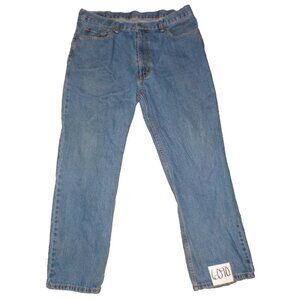Levi's 550 Relaxed Fit Straight Leg Blue Denim Jeans Mens Size 38 x 30